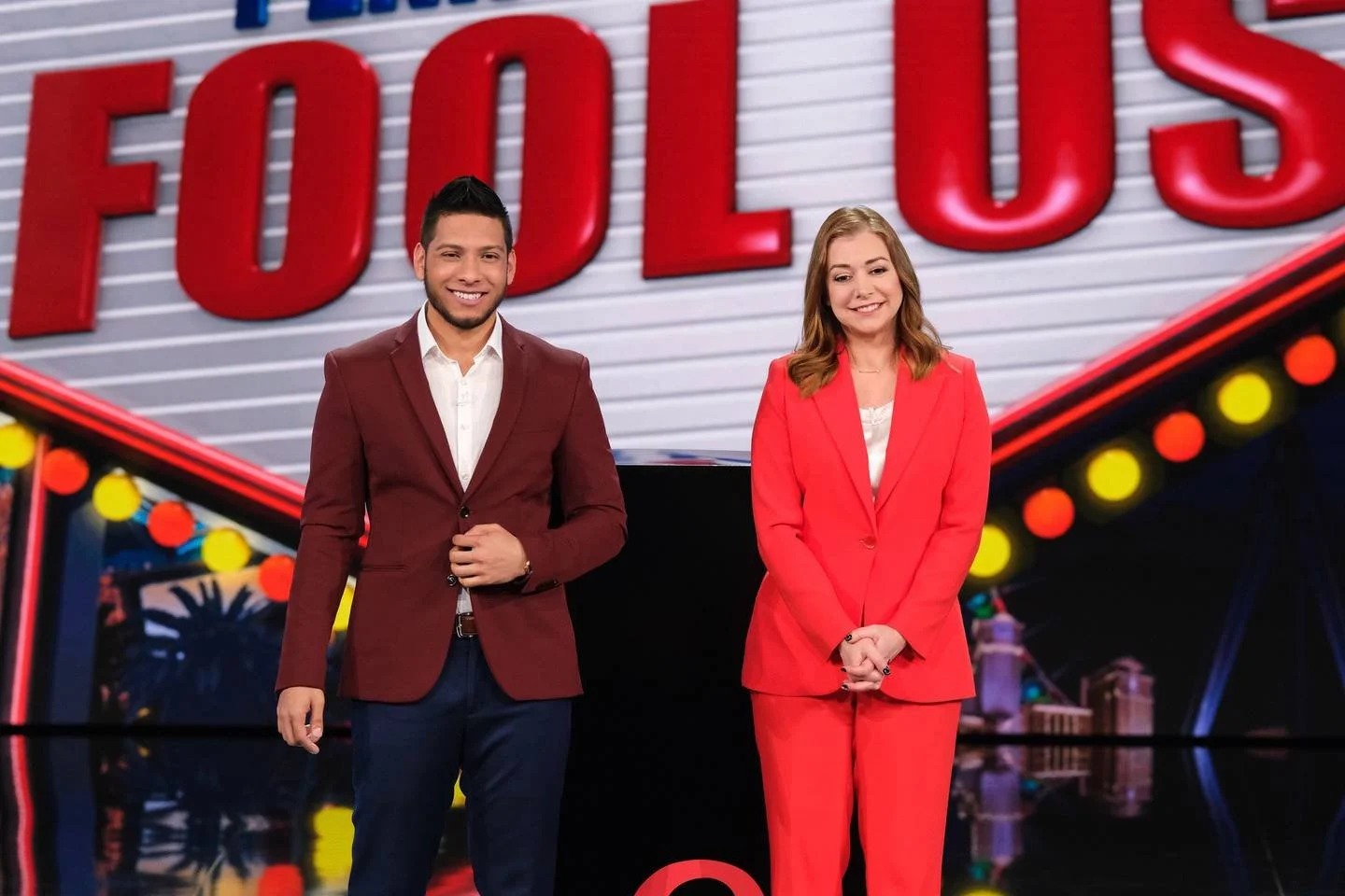 Keith Kong performing mentalism on stage