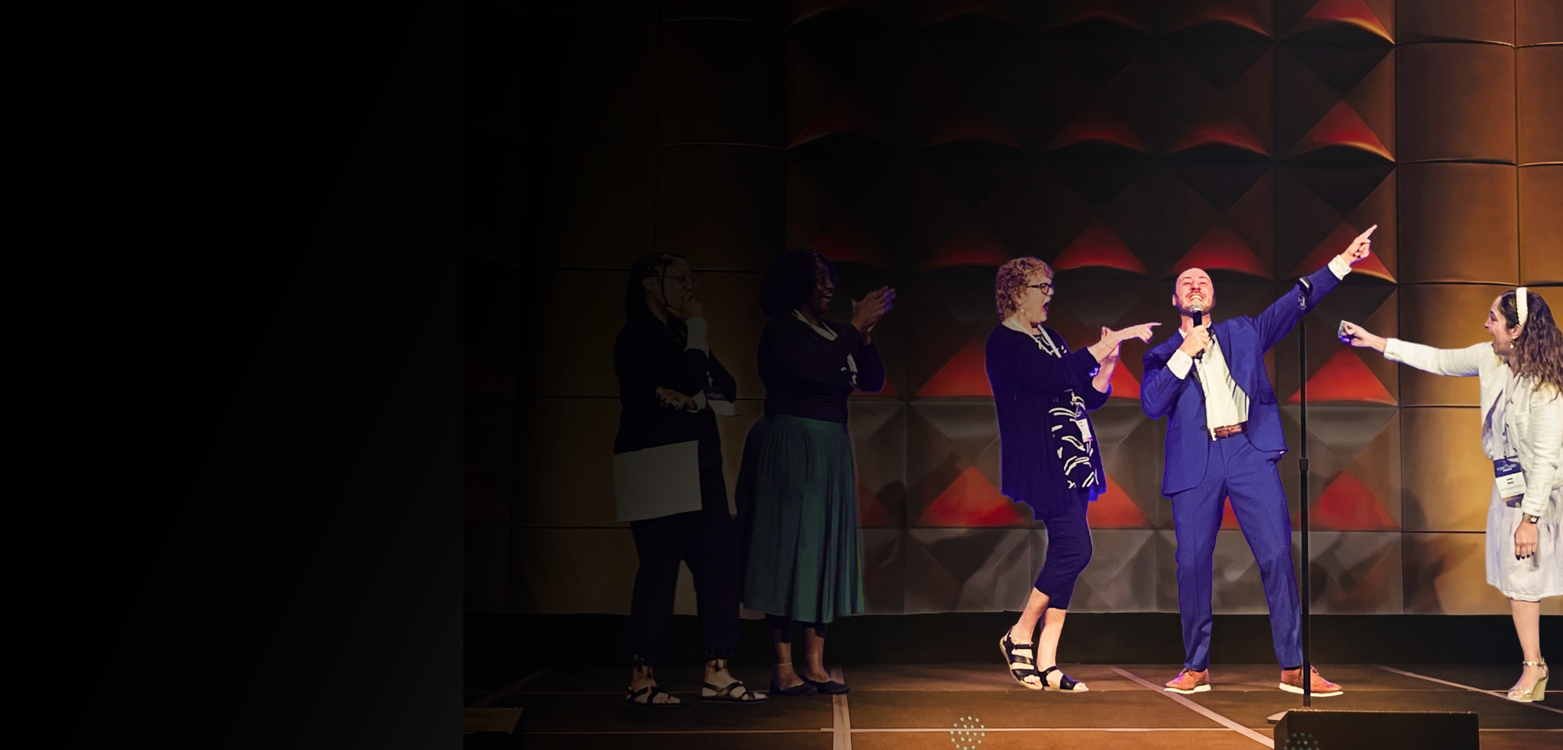 Mentalist performing for guests at a Washington DC event